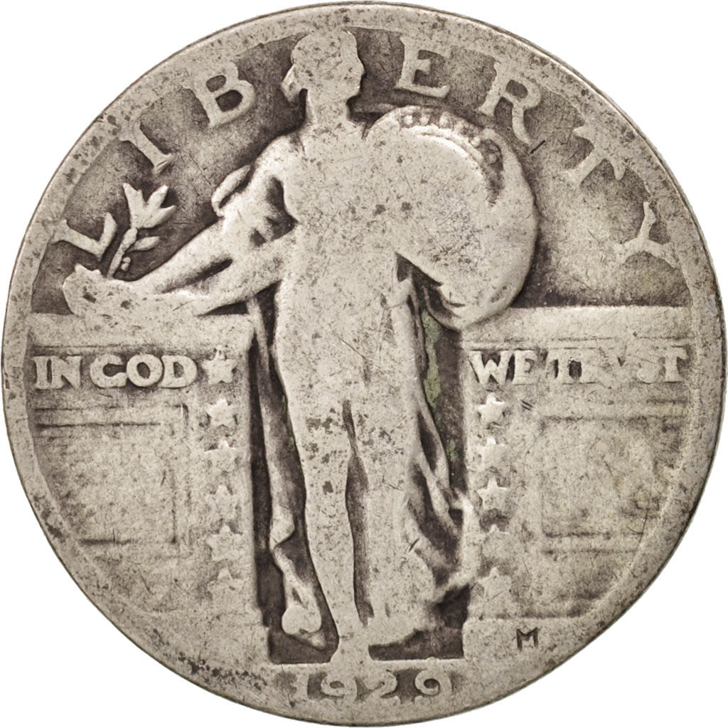 Stati Uniti, Standing Liberty Quarter, Quarter, 1929, U.S. Mint, Philadelphia...