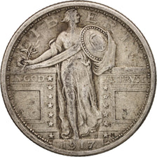 United States, Standing Liberty Quarter, Quarter, 1917, U.S. Mint, Philadelphia