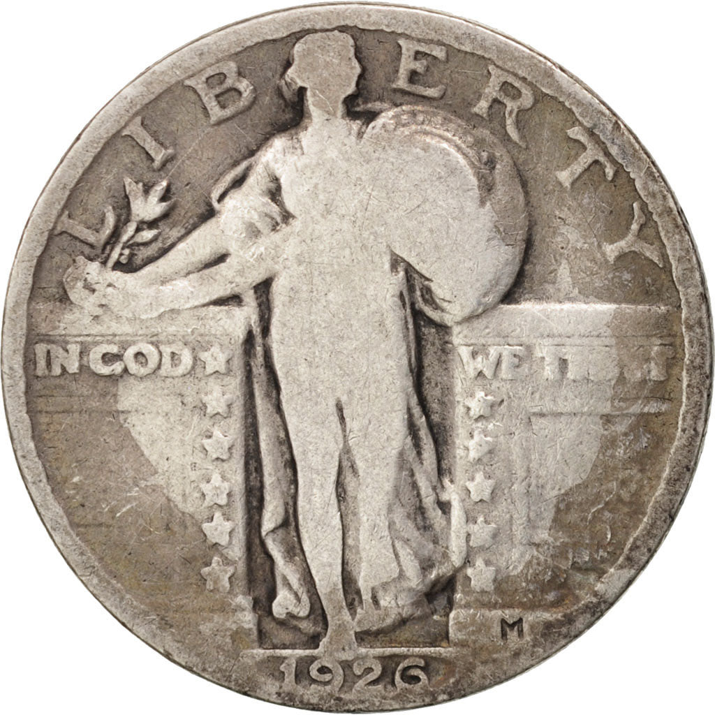 Stati Uniti, Standing Liberty Quarter, Quarter, 1926, U.S. Mint, Philadelphia...