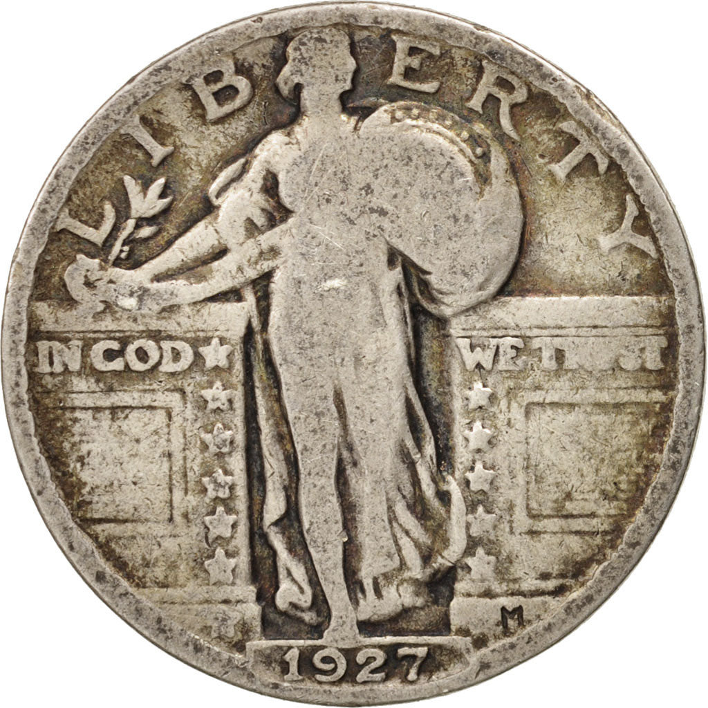 États-Unis, Standing Liberty Quarter, Quarter, 1927, U.S. Mint, Philadelphia...