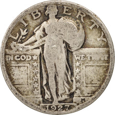 États-Unis, Standing Liberty Quarter, Quarter, 1927, U.S. Mint, Philadelphia...