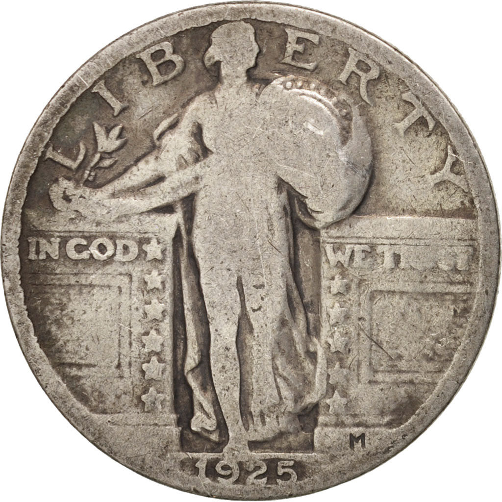 United States, Standing Liberty Quarter, Quarter, 1925, U.S. Mint, Philadelphia