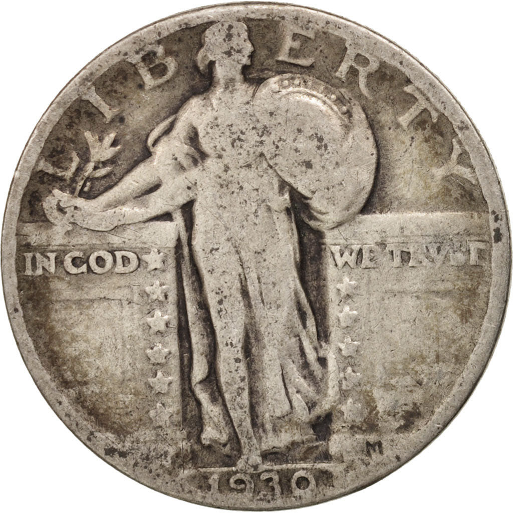 United States, Standing Liberty Quarter, Quarter, 1930, U.S. Mint, Philadelphia