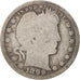 Coin, United States, Barber Quarter, Quarter, 1899, U.S. Mint, Philadelphia