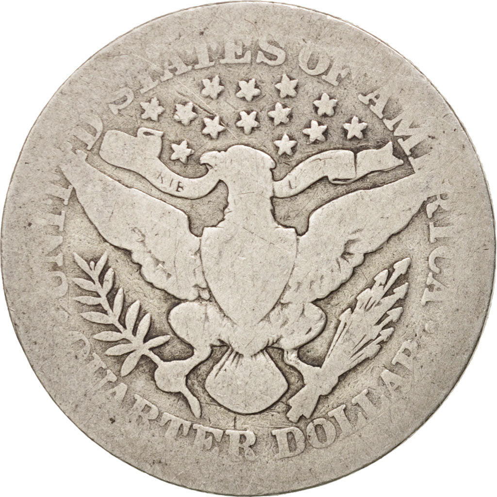 United States, Barber Quarter, Quarter, 1902, U.S. Mint, Philadelphia