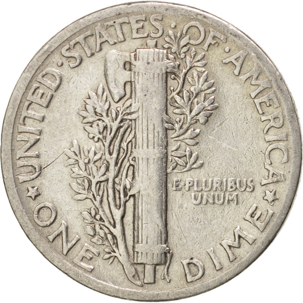 Vereinigte Staaten, Mercury Dime, Dime, 1941, U.S. Mint, Philadelphia, VF(30-...