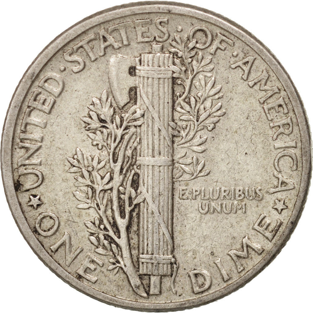 Moneta, Stati Uniti, Mercury Dime, Dime, 1942, U.S. Mint, Philadelphia, BB