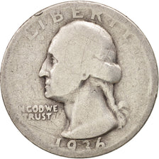 Münze, Vereinigte Staaten, Washington Quarter, Quarter, 1936, U.S. Mint