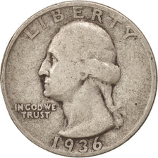 Stati Uniti, Washington Quarter, Quarter, 1936, U.S. Mint, Philadelphia, MB,...