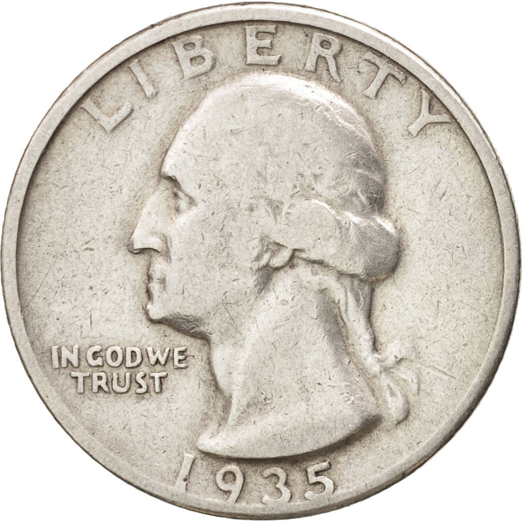 United States, Washington Quarter, Quarter, 1935, U.S. Mint, San Francisco