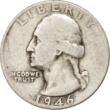 United States, Washington Quarter, Quarter, 1946, U.S. Mint, Philadelphia