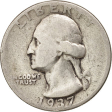 United States, Washington Quarter, Quarter, 1937, U.S. Mint, Philadelphia