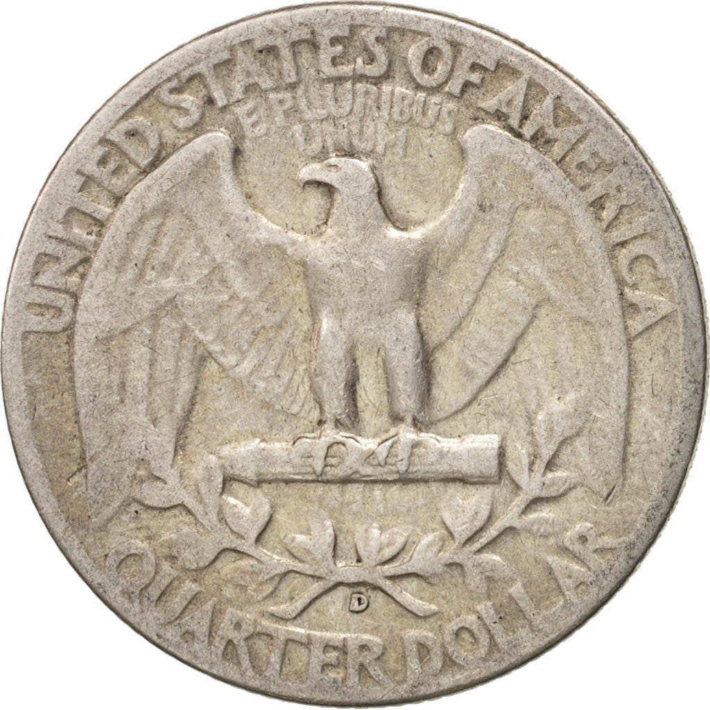 États-Unis, Washington Quarter, Quarter, 1947, U.S. Mint, Denver, TB+, Argen...