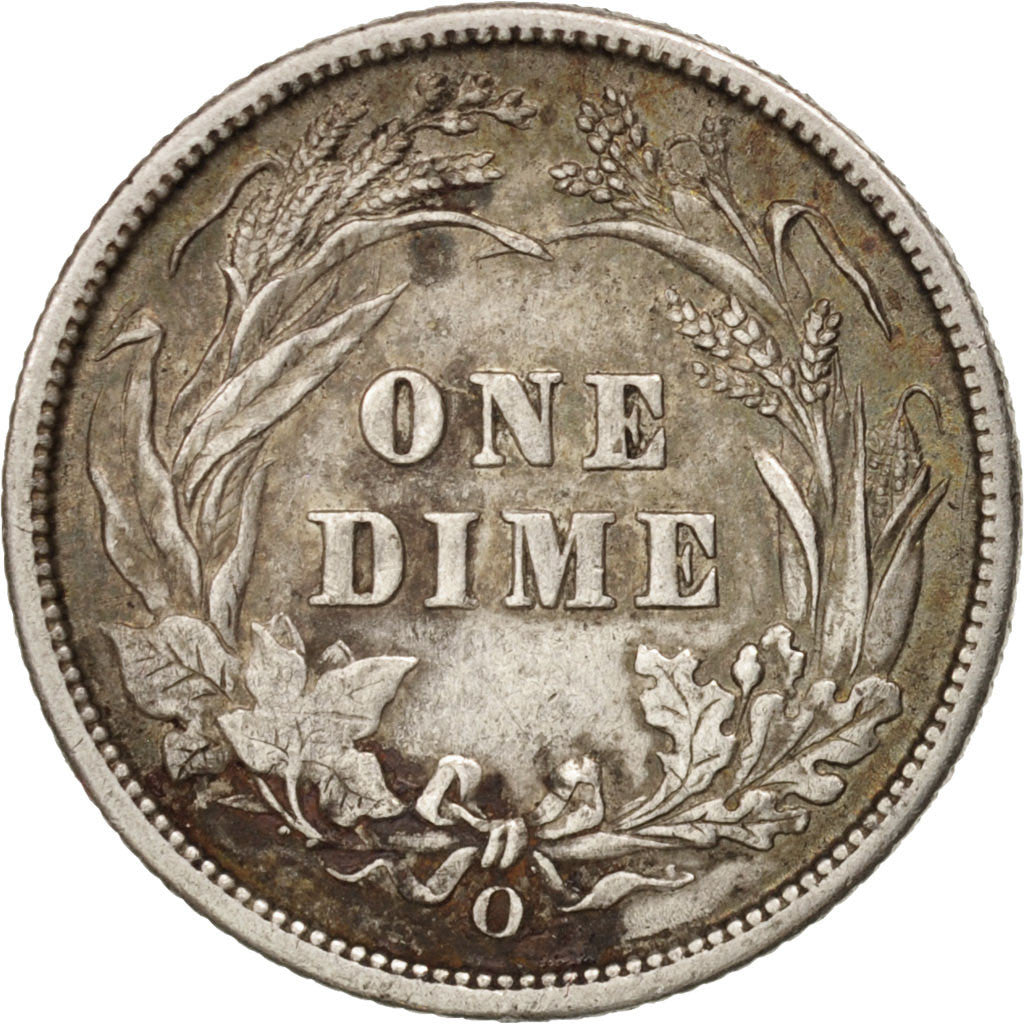 United States, Barber Dime, Dime, 1899, U.S. Mint, New Orleans, AU(50-53)