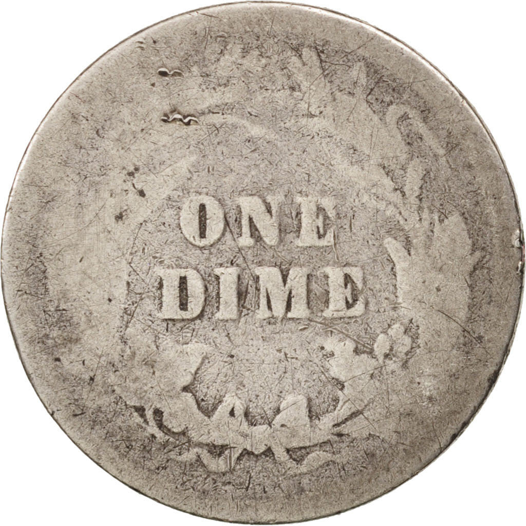 United States, Barber Dime, Dime, 1897, U.S. Mint, Philadelphia, F(12-15)