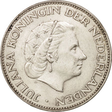 Coin, Netherlands, Juliana, 2-1/2 Gulden, 1959, MS(60-62), Silver, KM:185
