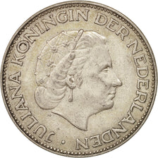 Moneda, Países Bajos, Juliana, 2-1/2 Gulden, 1959, EBC, Plata, KM:185