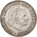 Netherlands, Juliana, 2-1/2 Gulden, 1960, AU(55-58), Silver