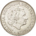 Coin, Netherlands, Juliana, 2-1/2 Gulden, 1961, AU(55-58), Silver, KM:185