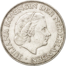 Moneda, Países Bajos, Juliana, 2-1/2 Gulden, 1963, EBC, Plata, KM:185