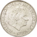 Munten, Nederland, Juliana, 2-1/2 Gulden, 1966, PR+, Zilver, KM:185