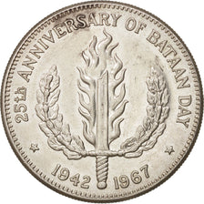 Filippine, Peso, 1967, SPL-, Argento, KM:195