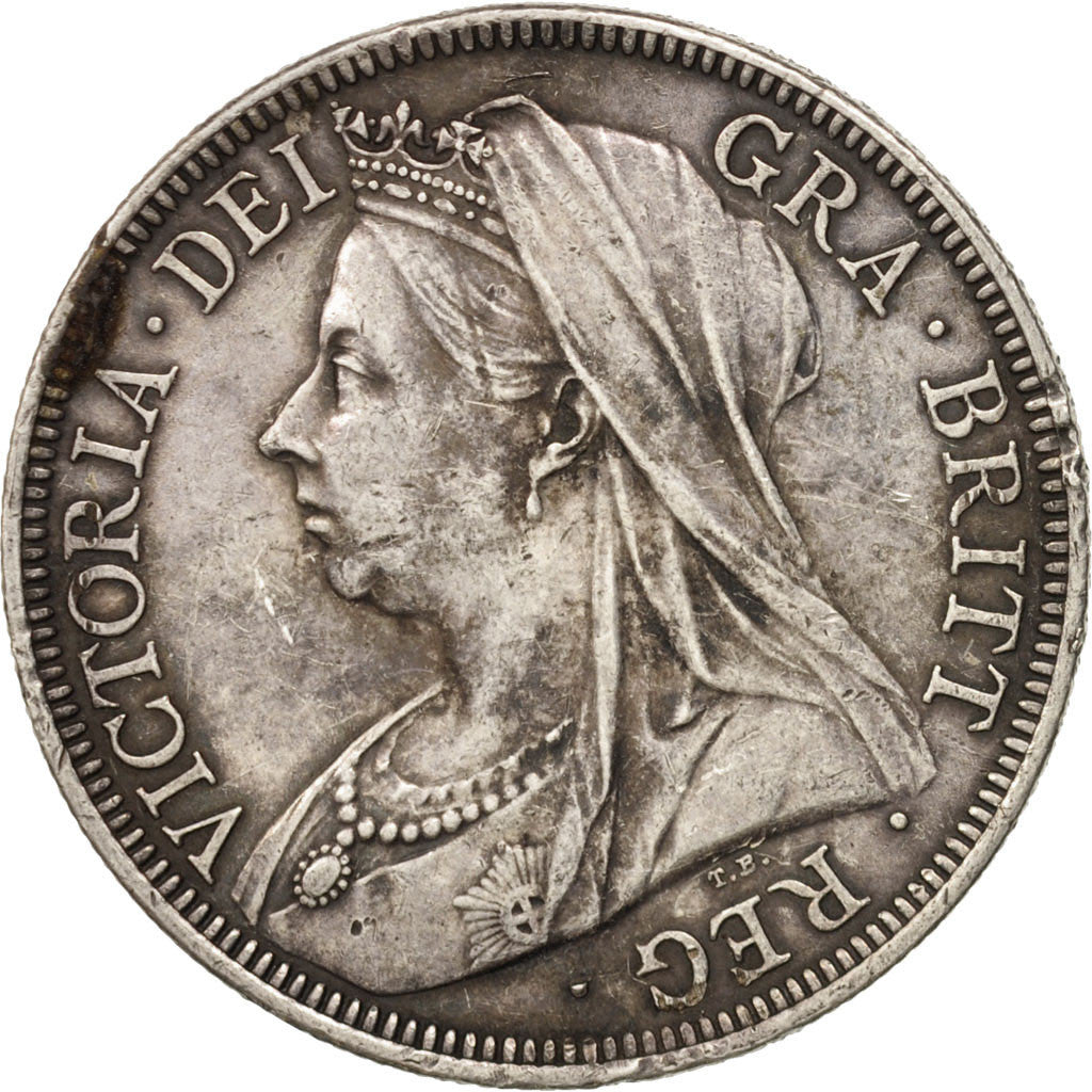 Grande-Bretagne, Victoria, 1/2 Crown, 1899, London, TTB+, Argent, KM:782