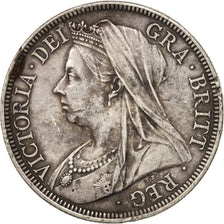 Grande-Bretagne, Victoria, 1/2 Crown, 1899, London, TTB+, Argent, KM:782