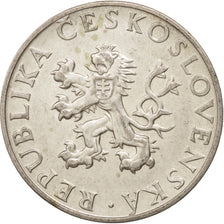 Czechoslovakia, 10 Korun, 1955, AU(55-58), Silver, KM:42