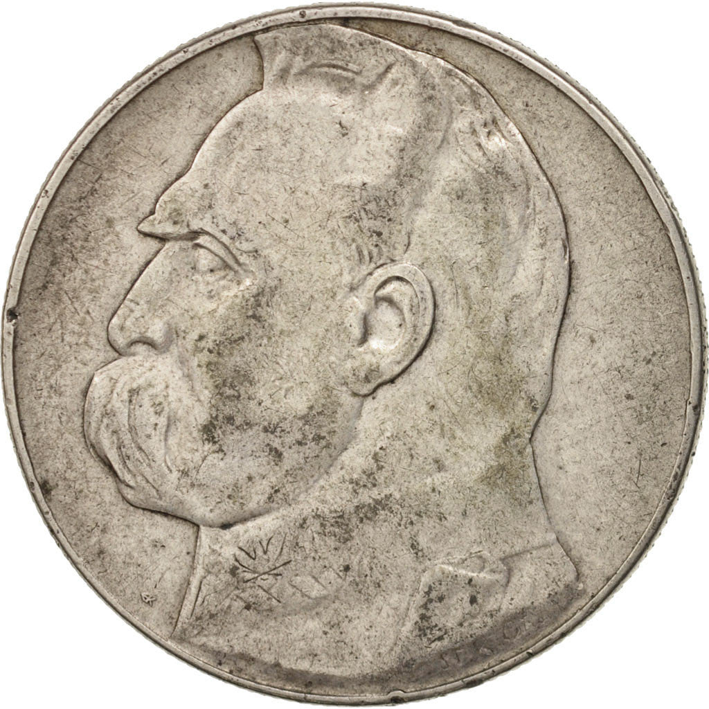 Poland, 10 Zlotych, 1934, Warsaw, VF(30-35), Silver, KM:26