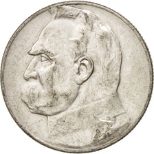 Moneda, Polonia, 5 Zlotych, 1935, Warsaw, MBC+, Plata, KM:28