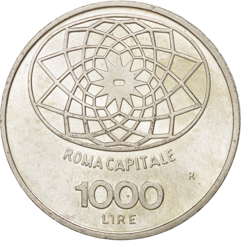 Italy, 1000 Lire, 1970, Rome, MS(60-62), Silver, KM:101