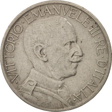 Moneta, Włochy, Vittorio Emanuele III, 2 Lire, 1924, Rome, EF(40-45), Nikiel