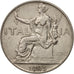 Coin, Italy, Vittorio Emanuele III, Lira, 1923, Rome, AU(50-53), Nickel, KM:62