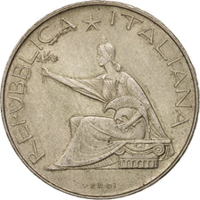 Coin, Italy, 500 Lire, 1961, Rome, MS(60-62), Silver, KM:99