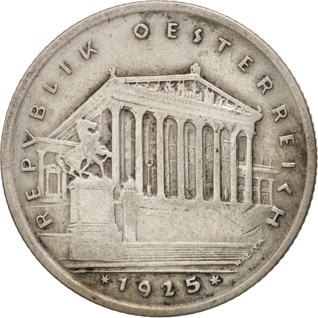 Österreich, Schilling, 1925, Vienne, AU(50-53), Silver, KM:2840