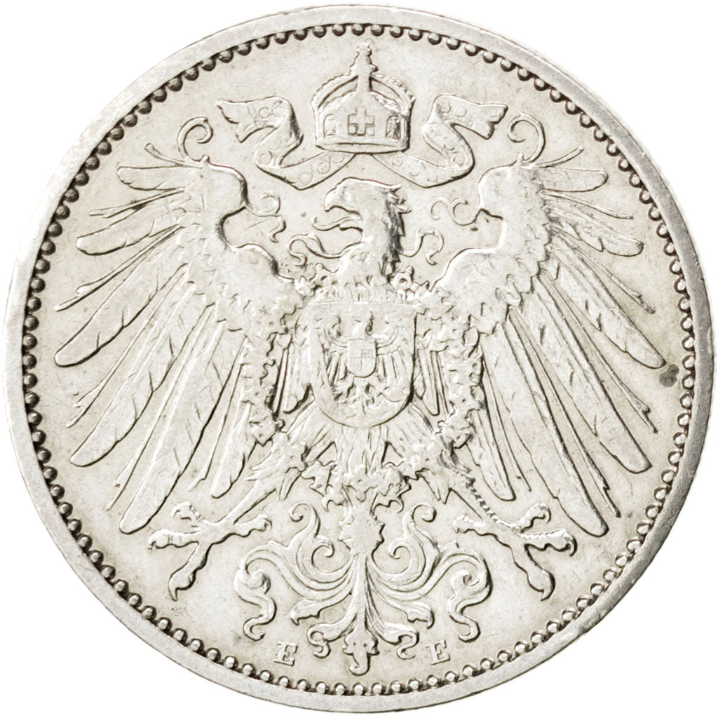 Coin, GERMANY - EMPIRE, Wilhelm II, Mark, 1904, Muldenhütten, AU(50-53)