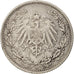 Coin, GERMANY - EMPIRE, 1/2 Mark, 1906, Munich, EF(40-45), Silver, KM:17