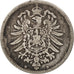 Moneda, ALEMANIA - IMPERIO, Wilhelm I, Mark, 1873, Munich, MBC, Plata, KM:7