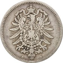 Moneta, GERMANIA - IMPERO, Wilhelm I, Mark, 1874, Munich, BB+, Argento, KM:7