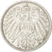 GERMANY - EMPIRE, Mark, 1906, Berlin, KM #14, AU(50-53), Silver, 24, 5.54