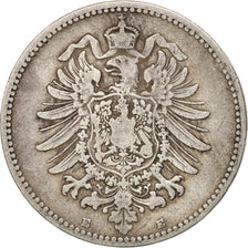 Coin, GERMANY - EMPIRE, Wilhelm I, Mark, 1881, Muldenhütten, AU(50-53), Silver