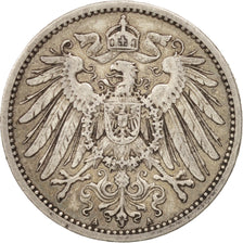 Coin, GERMANY - EMPIRE, Wilhelm II, Mark, 1905, Berlin, AU(50-53), Silver, KM:14