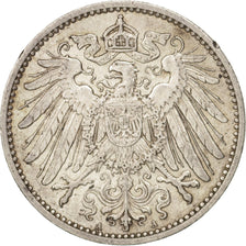 Coin, GERMANY - EMPIRE, Wilhelm II, Mark, 1907, Berlin, AU(55-58), Silver, KM:14
