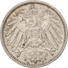 GERMANY - EMPIRE, Wilhelm II, Mark, 1914, Berlin, AU(55-58), Silver, KM:14