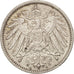 GERMANY - EMPIRE, Wilhelm II, Mark, 1914, Berlin, AU(55-58), Silver, KM:14