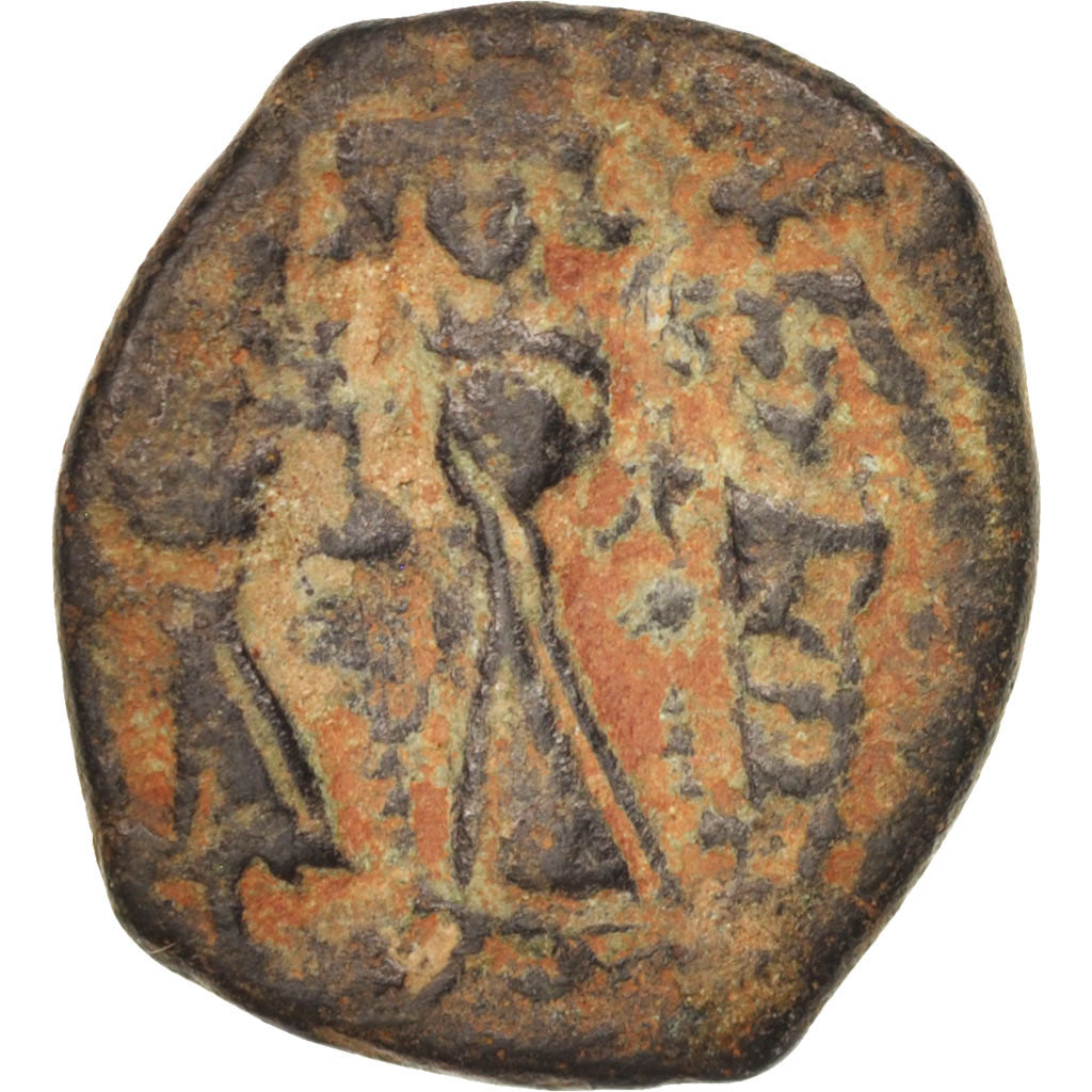 Heraclius, Heraclius Constantin and Martine, Follis, Constantine, Sear 808