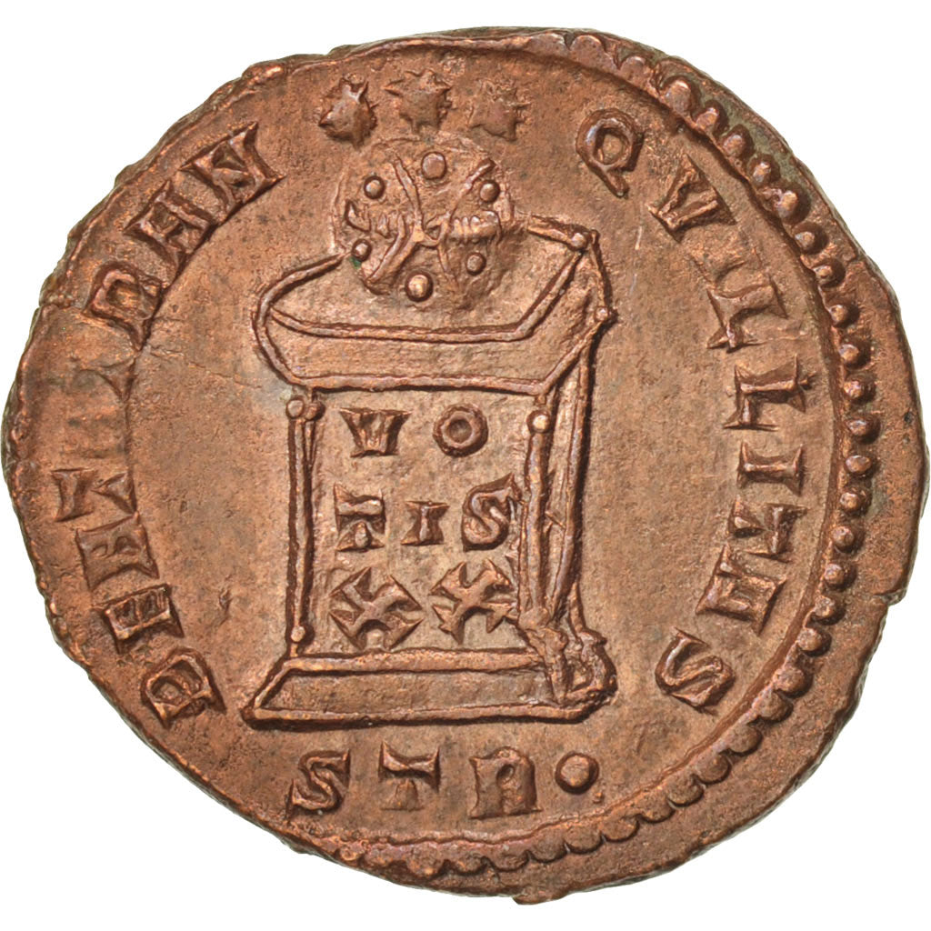Constantine II, Follis, 321, Trier, AU(55-58), Copper, RIC:312