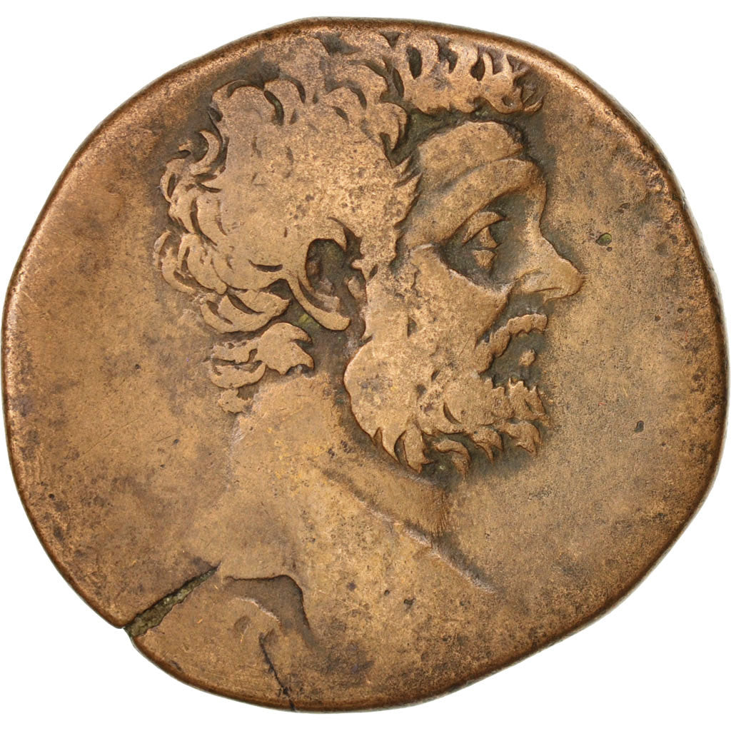 Clodius Albinus, As, Roma, MB, Bronzo, RIC:54b