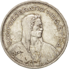 Coin, Switzerland, 5 Francs, 1953, Bern, AU(50-53), Silver, KM:40